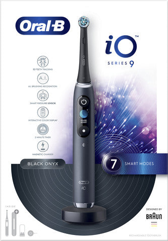 ORAL-B iO9 מברשת שיניים חשמלית (שחור)