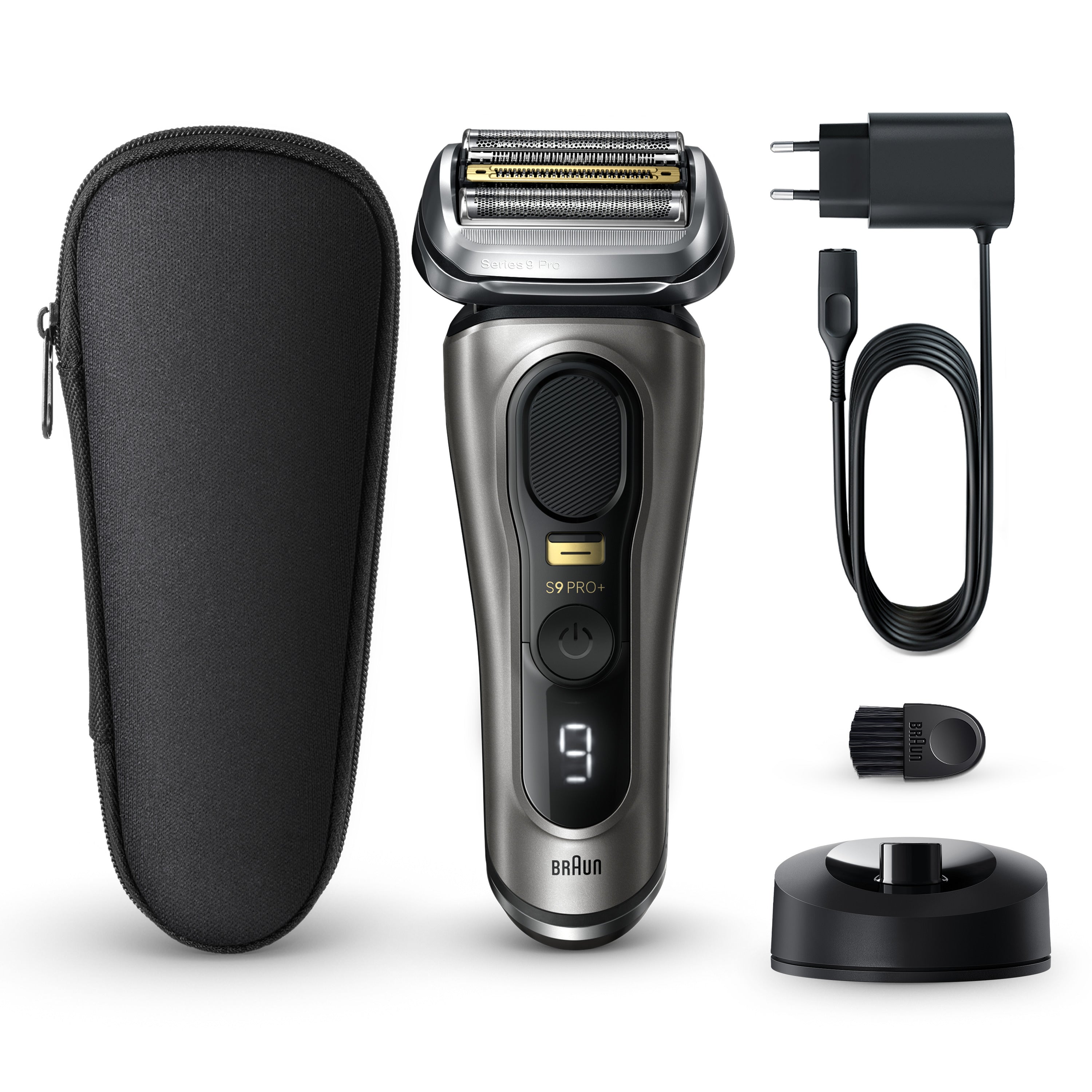 בראון מכונת גילוח Braun סדרה 9 הרמוניה אפור PRO 5+1