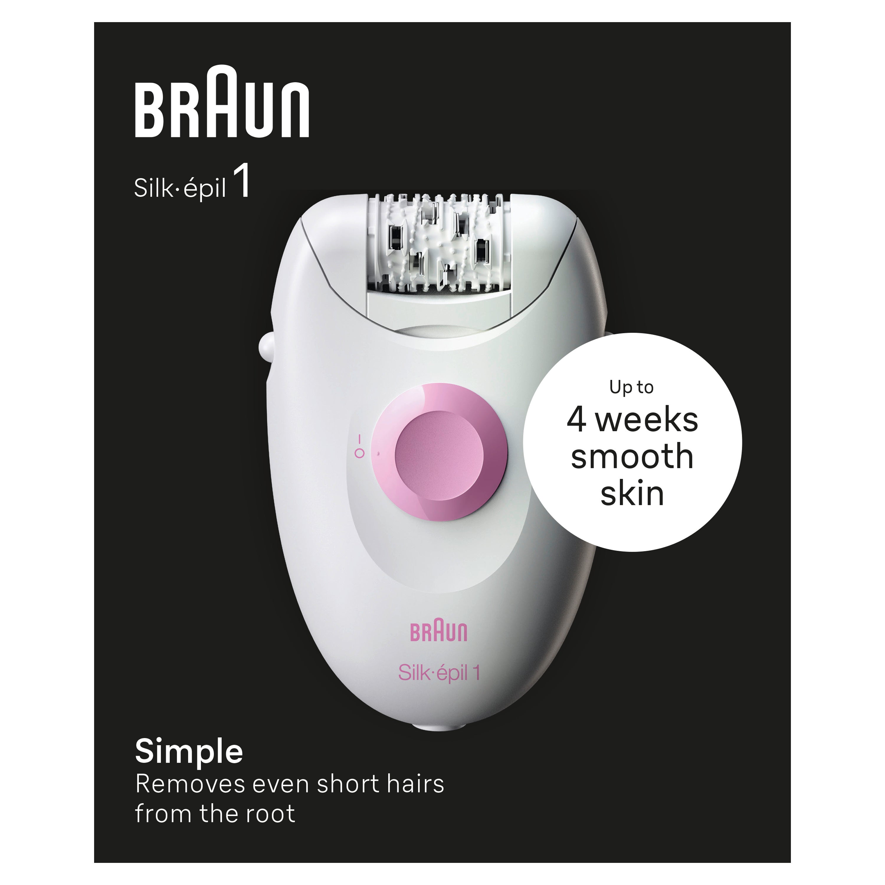 סילק אפיל 1 מכשיר להסרת שיער Braun