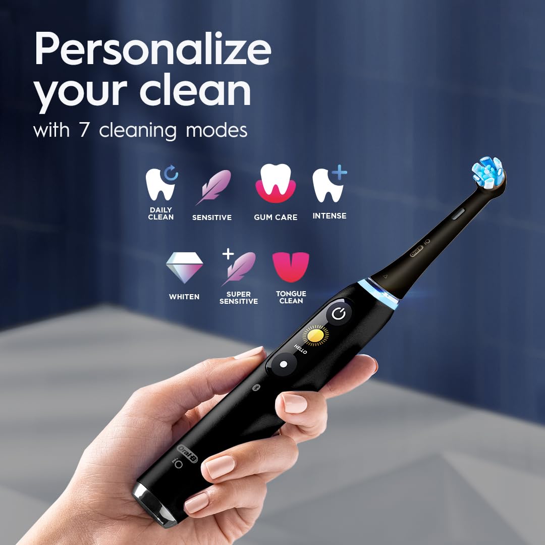 ORAL-B iO9 מברשת שיניים חשמלית (שחור)